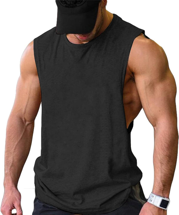 PrimeBuild™ Men's Performance Muscle Tank – Sleeveless Gym Training Shirt