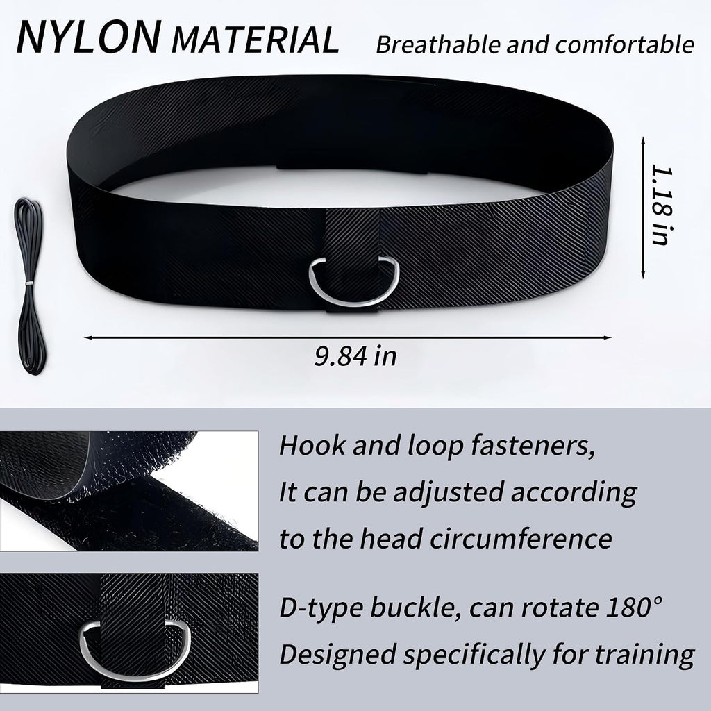 Boxing Reflex Ball Headband Set - Includes 1 Ball and 1 Adjustable Headbands for Beginner Proficiency Improvement,Great Boxing Equipment Fun Fitness for All Ages