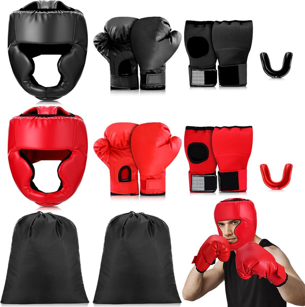 PrimeBuild™ Boxing Training Kit – Complete 14-Piece Sparring Set