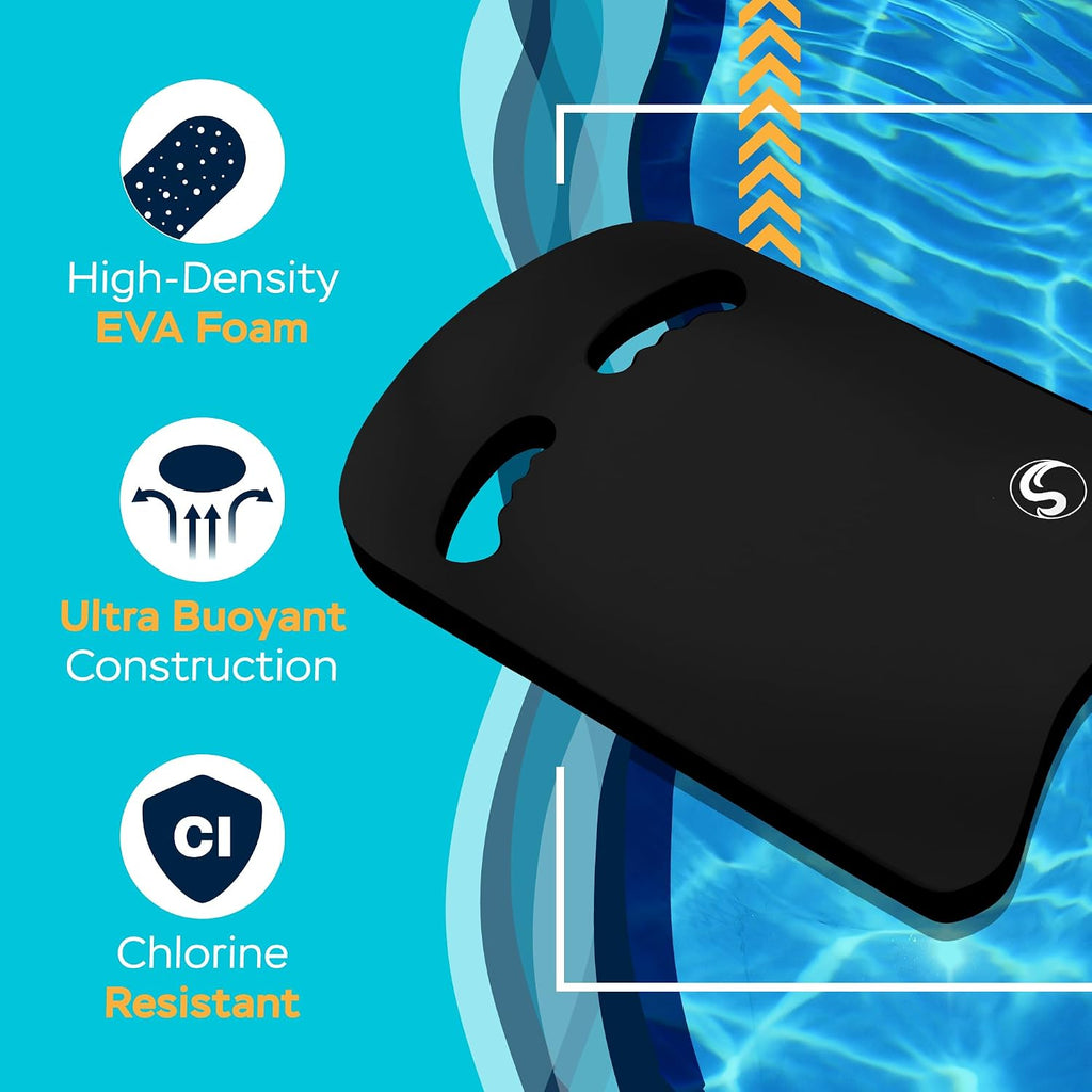 Swimming Kickboard - One Size Fits All - a Great Training Aid for Children and Adults