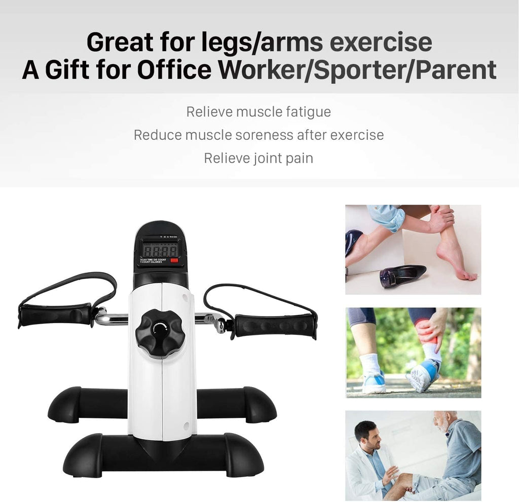 Mini Exercise Bike,  under Desk Bike Pedal Exerciser, Peddler Exerciser