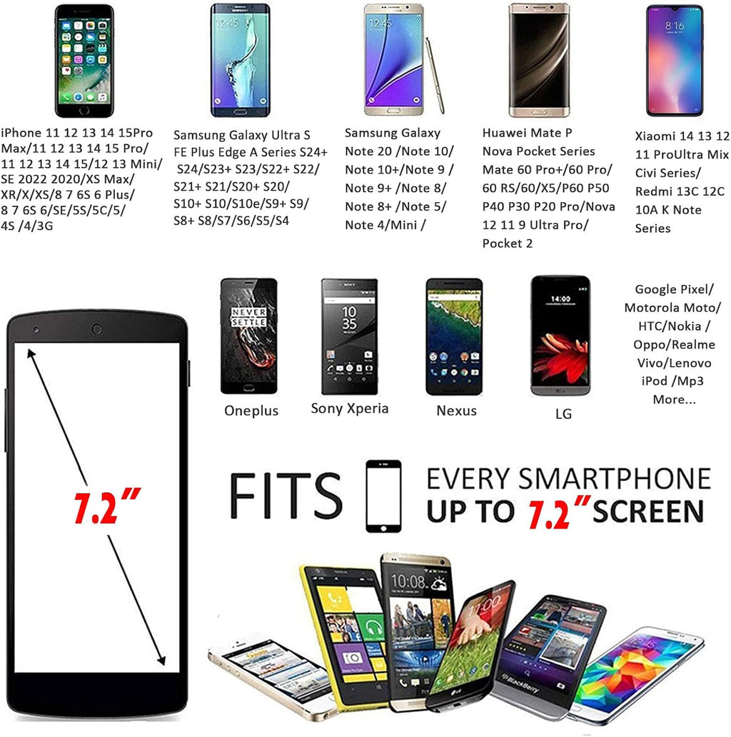 Phone Holder for Running Armband Cell Phone Holder for Iphone 17 16 16E 15 14 13 12 11 Pro Max Xs Xr X plus Galaxy Ultra Note Carrier Bag Pouch,Gym Sports Arm Bands Sleeve Fit Women Men Kids