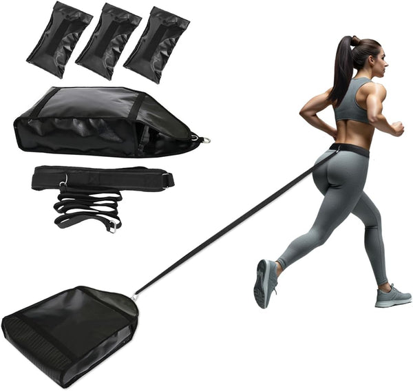 PrimeBuild™ Speed Resistance Training Sled – Adjustable Sprint Power Trainer