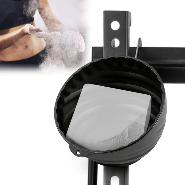 PrimeBuild™ Magnetic Gym Chalk Holder – Weightlifting Chalk Bowl