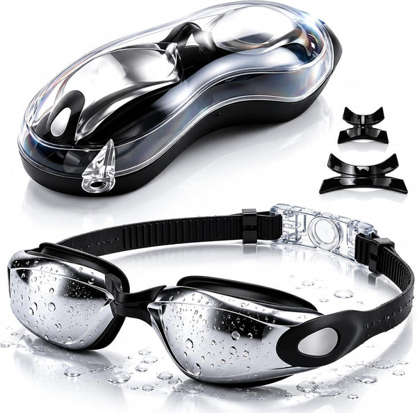 PrimeBuild™ Performance Swim Goggles – Anti-Fog Wide View Swimming Goggles