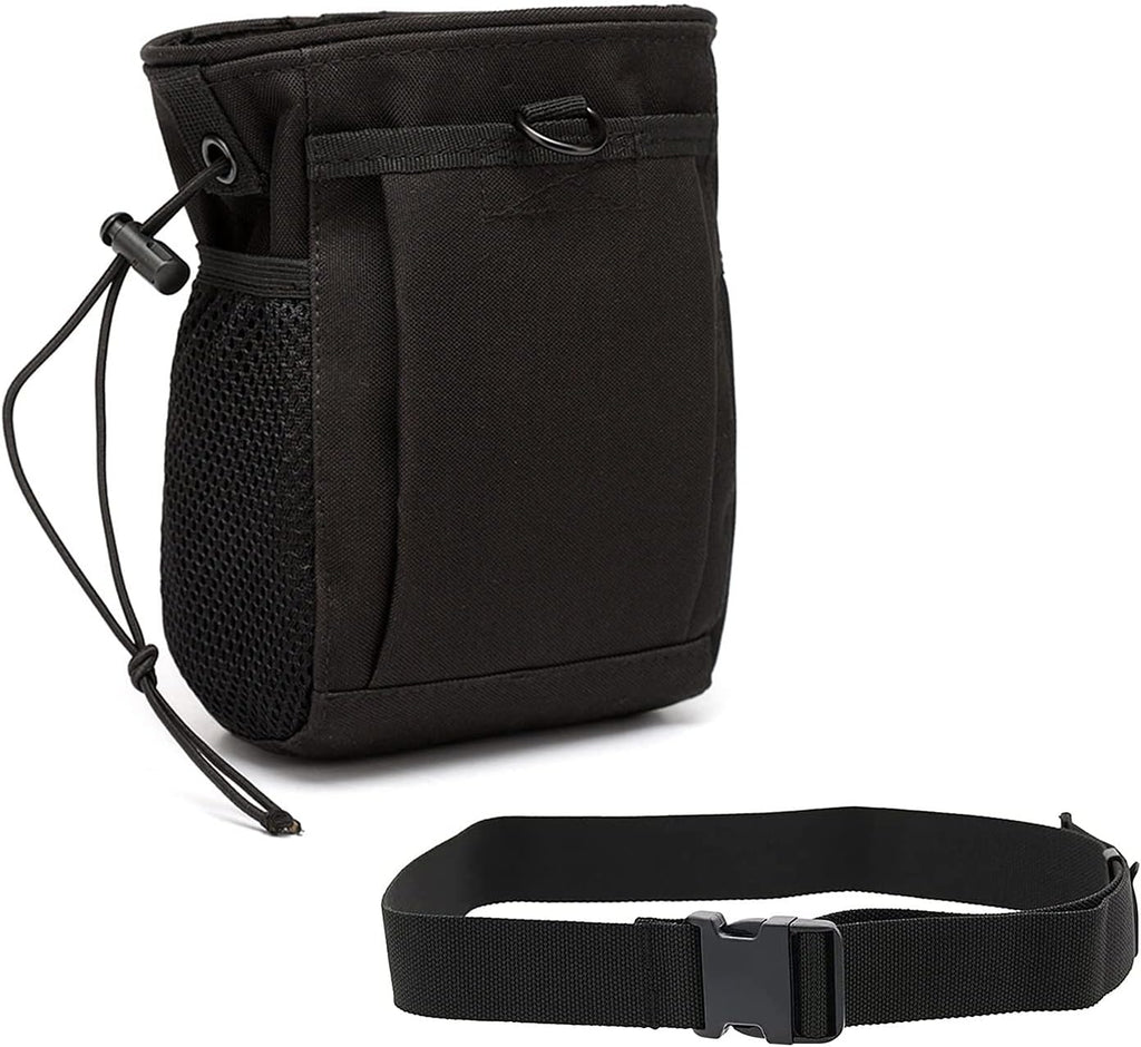 Rock Climbing Chalk Bag,  Bouldering Chalk Bags with Quick-Clip Belt and 3 Pockets, Great Equipment for Rock Climbing, Gym Training, Gymnastics, Weightlifting