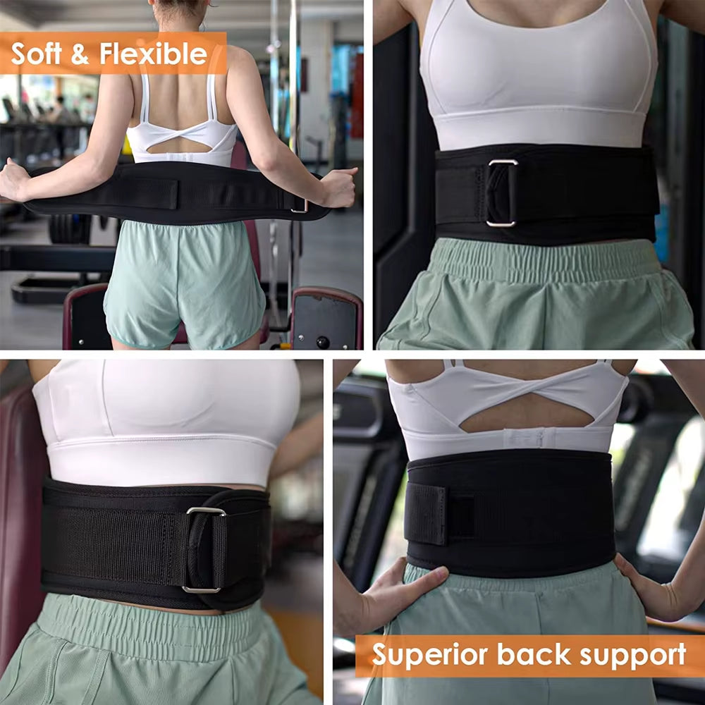 Weight Lifting Belt for Men & Women, Weight Belt for Workout Weightlifting, Powerlifting, Squat & Deadlift, Adjustable Gym Belt