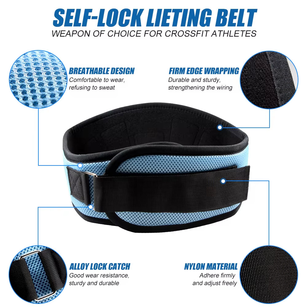 1Pcs Sports Weight Lifting Belts for Men Women - Weight Lifting Core & Lower Back Support Workout Waist Belt for Fitness