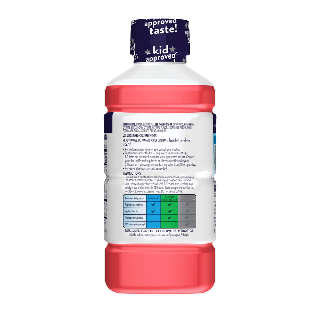 Electrolyte Drink, Strawberry, 1 Liter