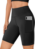 Biker Shorts Women - 5"/8" High Waisted Tummy Control Workout Gym Spandex Yoga Athletic Bike Shorts with Pocket