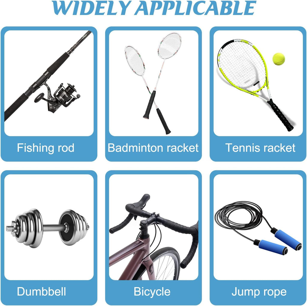 Tennis Racket Grip Tape, 30 Pack Precut Sweat Absorbent anti Slip Tennis Grip Tape - Racket Grip Tape for Tennis, Pingpong, Golf, Badminton, Improve Grip Feel