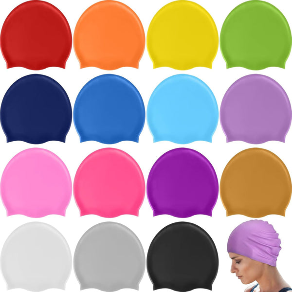 PrimeBuild™ Silicone Swim Caps – Performance Swimming Accessories