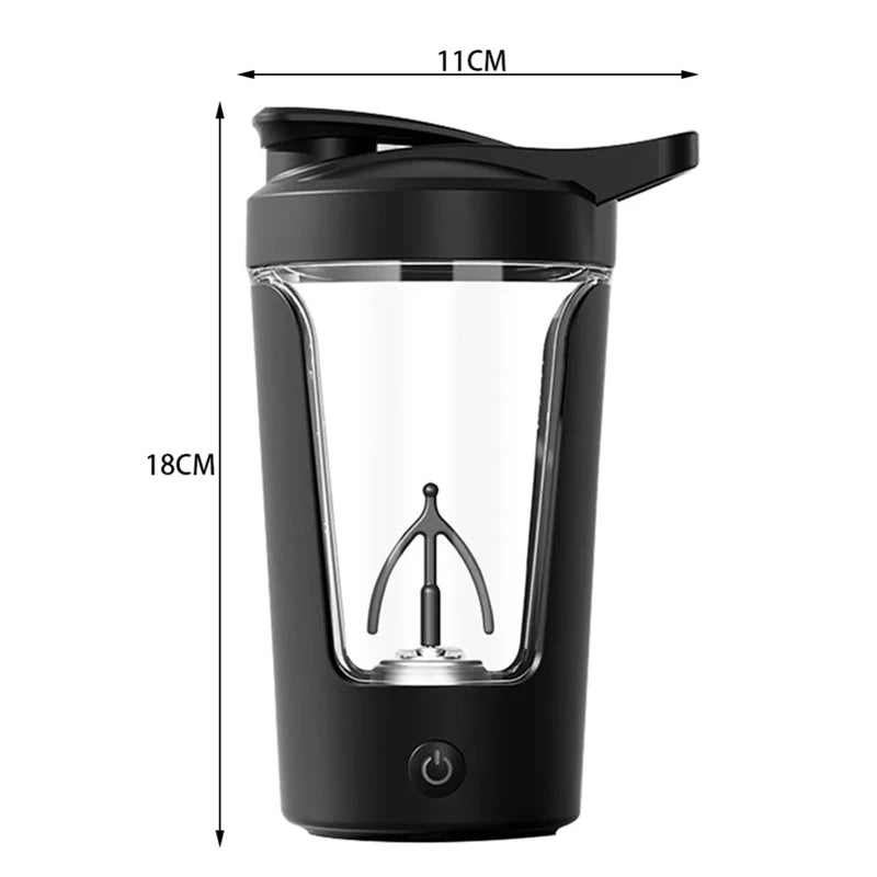 450Ml USB Charging Electric Shaker Cup Portable Protein Mixer Bottle for Meal Replacement Shake Gym Sports Water Bottle