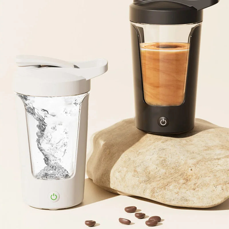 450Ml USB Charging Electric Shaker Cup Portable Protein Mixer Bottle for Meal Replacement Shake Gym Sports Water Bottle