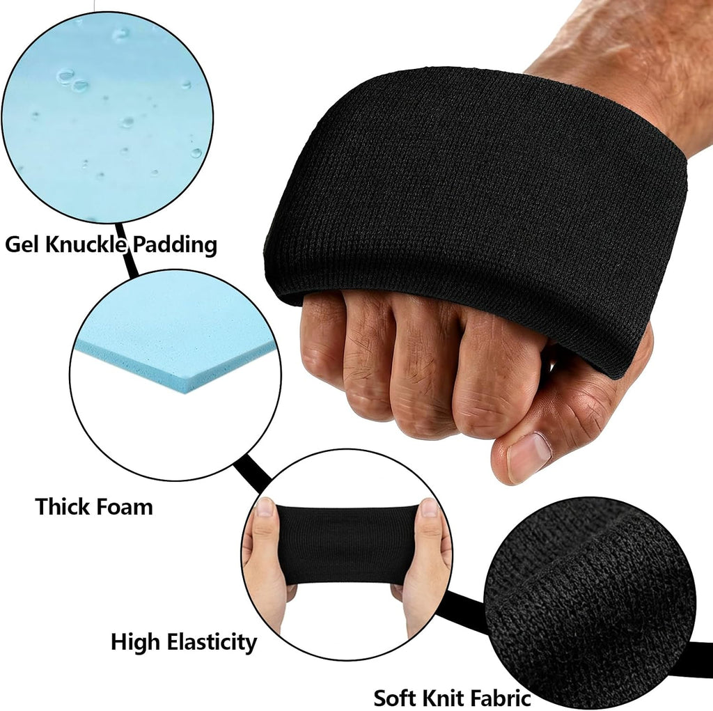 1/2/4Pairs Knuckle Guards for Boxing Gel Hand Guard Protection Boxing Knuckle Pads Gel Hand Wraps for Men Women Fitness Athletes Muay Thai Kickboxing MMA Combat Sports Training Sparring Supplies