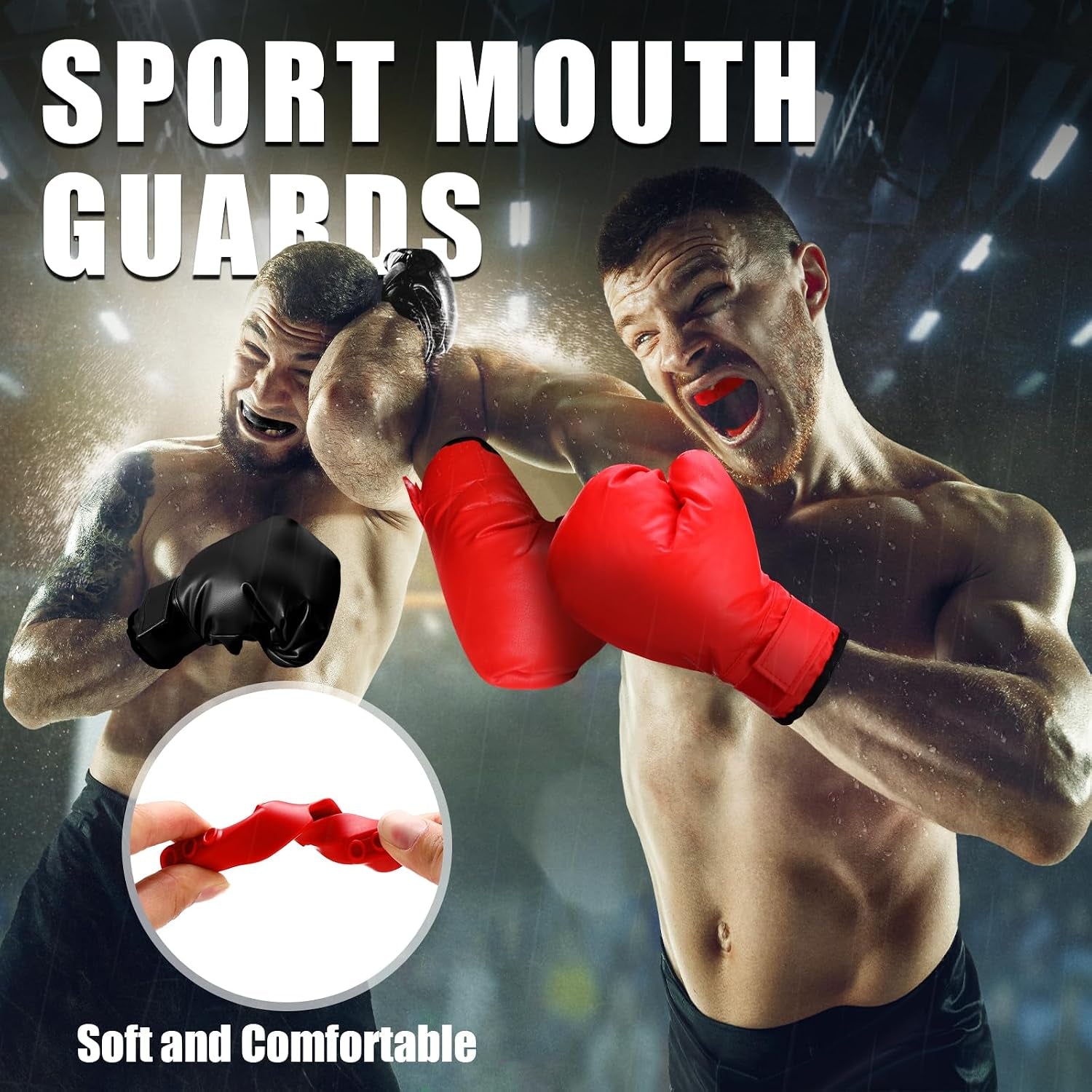 14 Pcs Boxing Equipment Set for Beginners 2 Pair of Boxing Gloves Headgears Sport Mouths Guards Gel Hand Wraps and Bags Taekwondo Sparring Gear Gifts for Adults Beginners Training Equipment