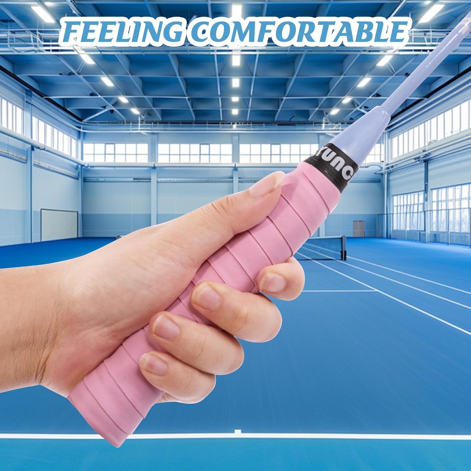 Tennis Racket Grip Tape, 30 Pack Precut Sweat Absorbent anti Slip Tennis Grip Tape - Racket Grip Tape for Tennis, Pingpong, Golf, Badminton, Improve Grip Feel