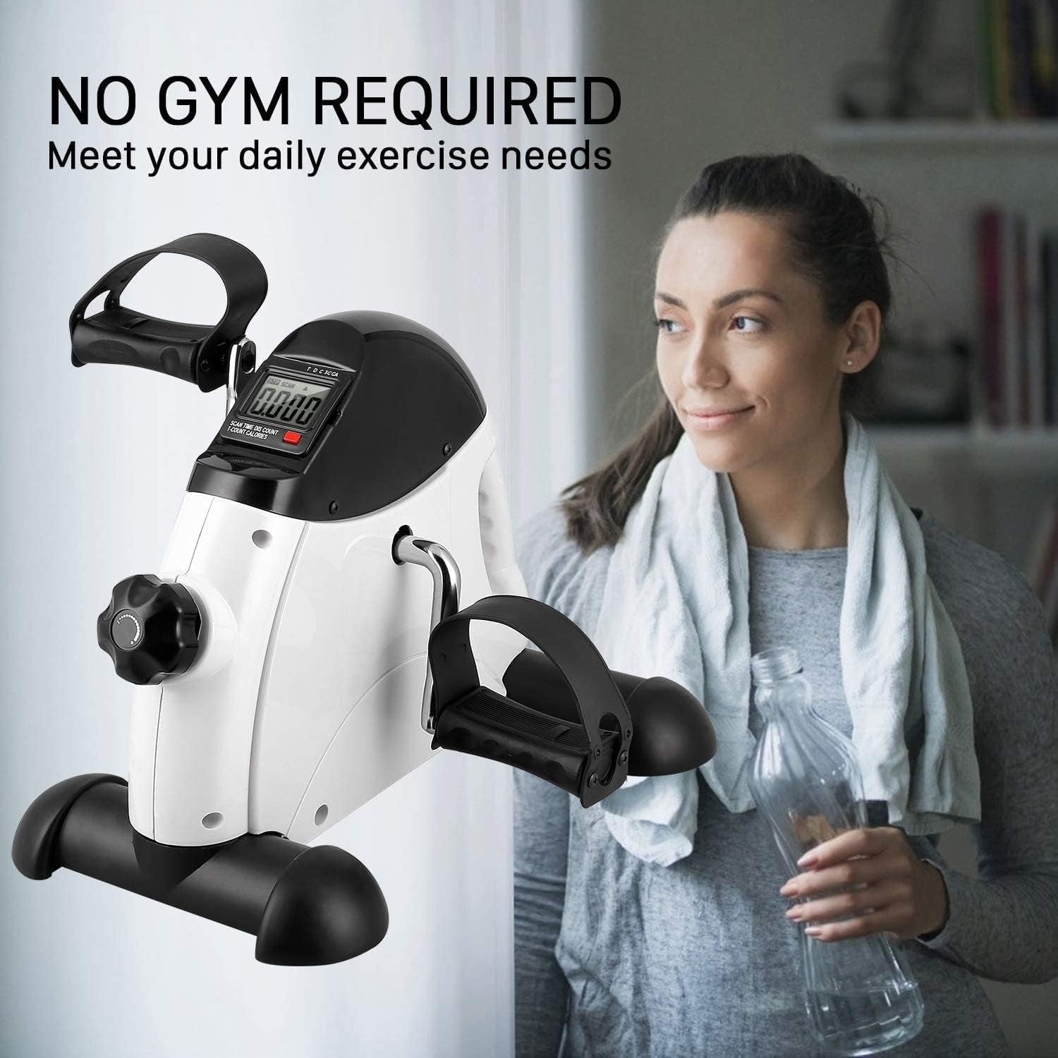 Mini Exercise Bike,  under Desk Bike Pedal Exerciser, Peddler Exerciser