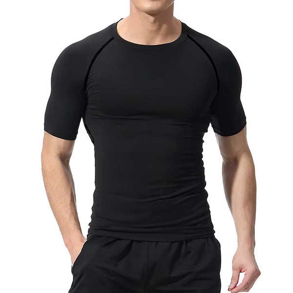 PrimeBuild™ Men's Compression Performance Shirt – Short Sleeve Training Tee