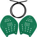 Swimming Paddles for Hands, Swim Paddles with Adjustable Straps, Medium, Green, Black