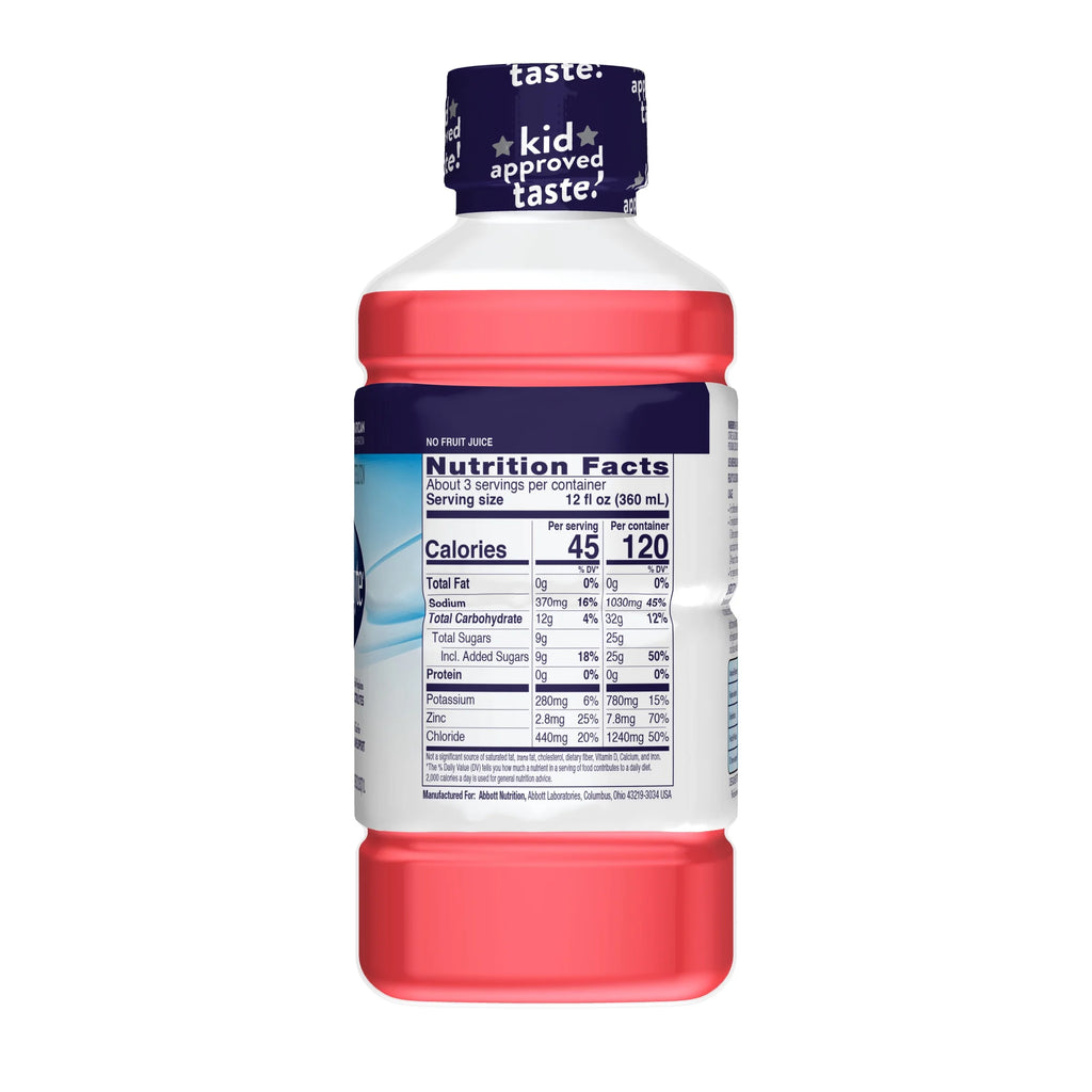 Electrolyte Drink, Strawberry, 1 Liter