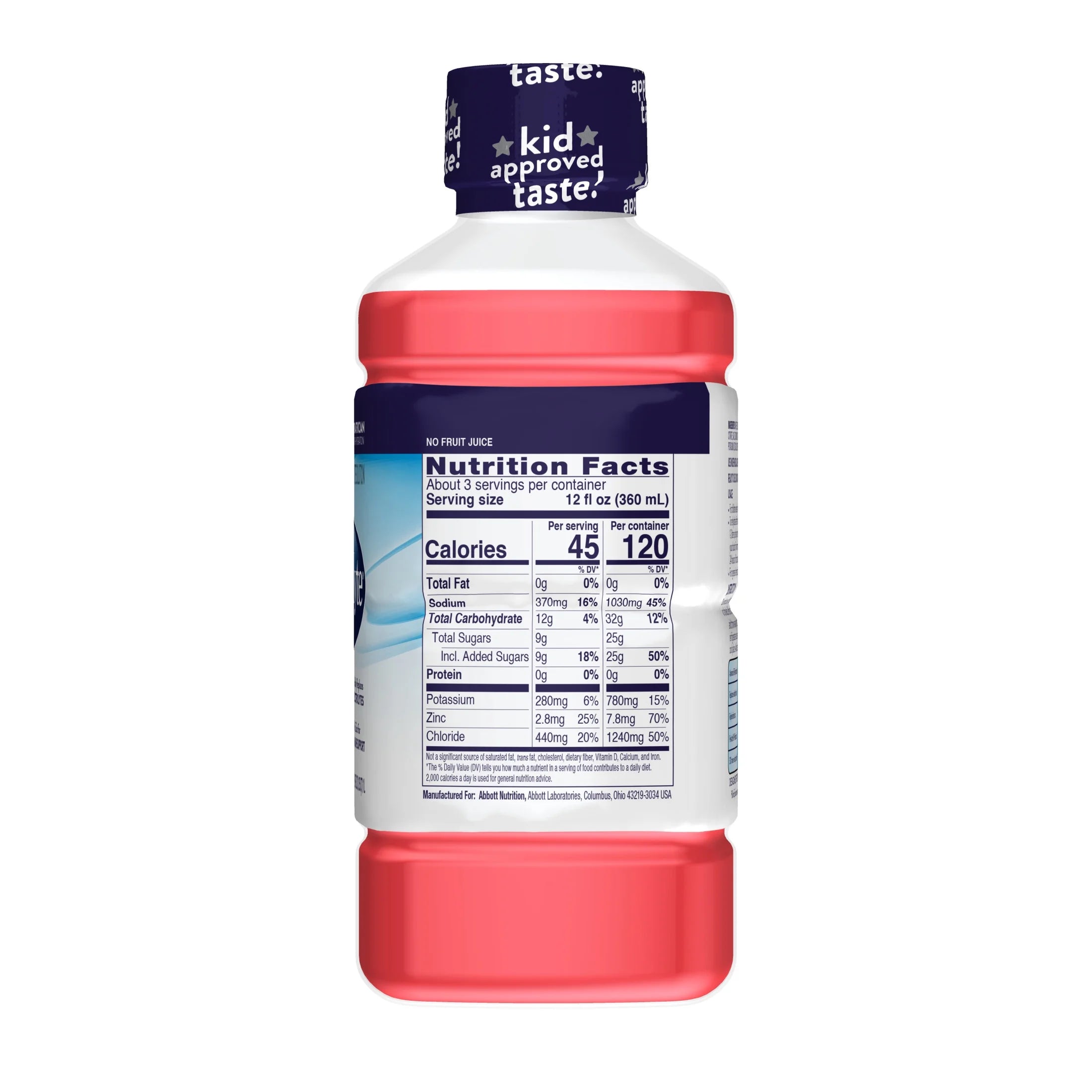 Electrolyte Drink, Strawberry, 1 Liter
