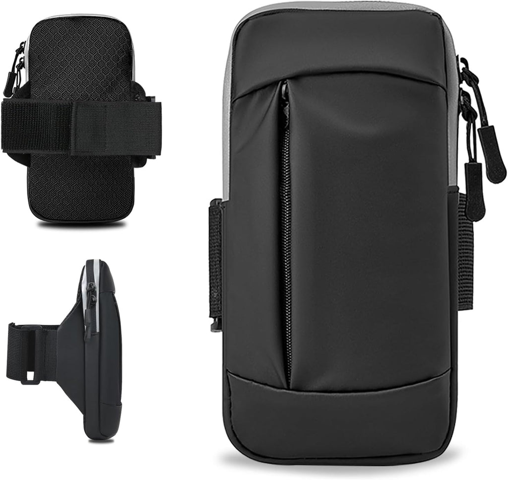 Phone Holder for Running Armband Cell Phone Holder for Iphone 17 16 16E 15 14 13 12 11 Pro Max Xs Xr X plus Galaxy Ultra Note Carrier Bag Pouch,Gym Sports Arm Bands Sleeve Fit Women Men Kids