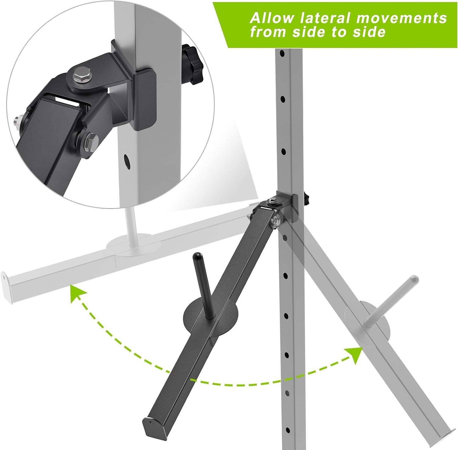 T Bar Row Landmine Attachment Belt Squat Attachment for Power Cage | Heavy Power Rack Attachment, Landmine Attachment, Belt Squat Lever Arm & Landmine Handle, Fits 1"/2" Barbells & Weight Plate