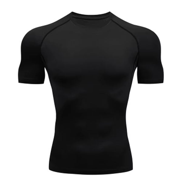 PrimeBuild™ Men's Compression Performance Shirt – Quick-Dry Training Tee