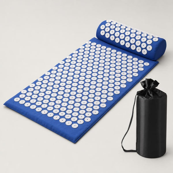 PrimeBuild™ Acupressure Mat & Pillow Set with Storage Bag for Back, Neck & Feet
